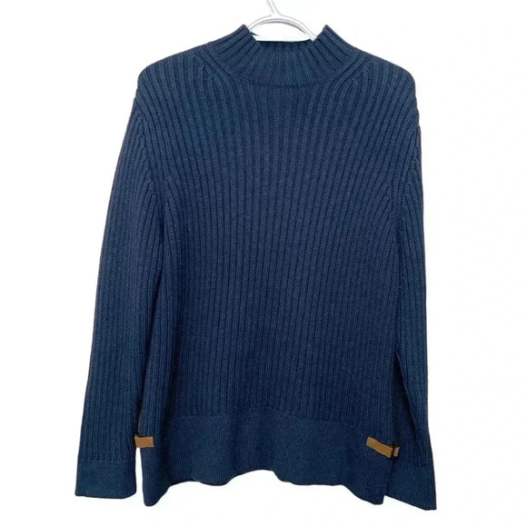 gollehaug thick,  ribbed, 50% Merino wool, 50% polyester, long sleeve swe… - Picture 1 of 7